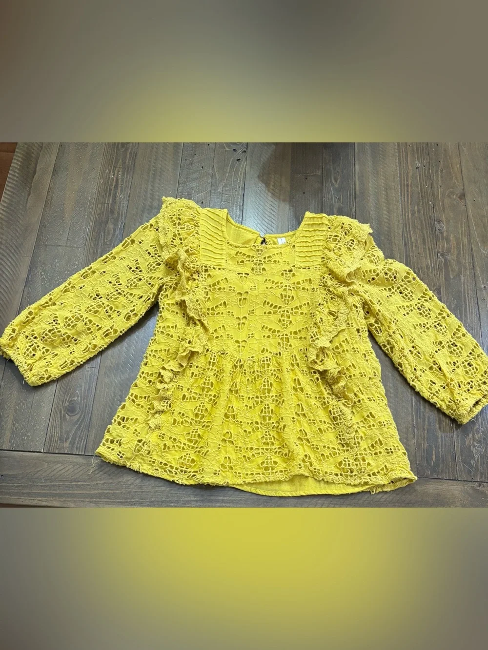 Anthropologie Clementine Eyelet Lace Blouse